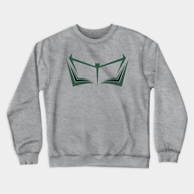 New York Football TBBC green Crewneck Sweatshirt by The Batman Book Club